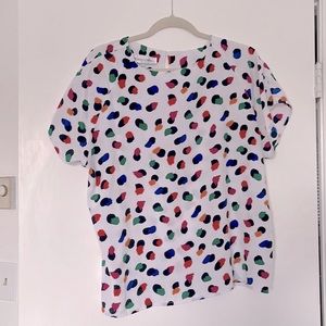 Design Elements by Impression Polka Dot Vintage Top